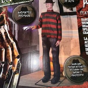 Halloween A Nightmare on elm street freddy krueger Animatronic gemmy 6 ft 6ft